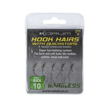 Korum Hook Hairs with Quickstops Reelfishing