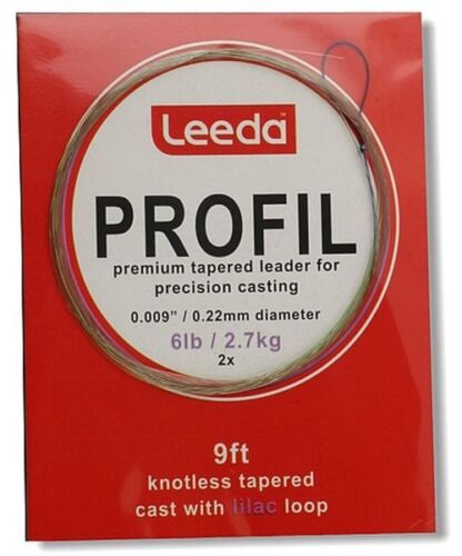 Leeda Profil premium tapered leaders with 2 droppers 9ft Reelfishing