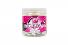 Mainline hi viz pop ups 15mm milky toffee white Reelfishing