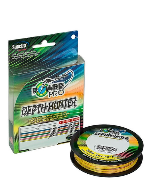Powerpro Depth Hunter Multicoloured braided fishing line 300m spool Reelfishing