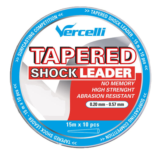 Vercelli Tapered Shock Leader .37-.70mm Reelfishing